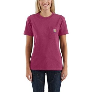 Carhartt Women’s Loose Fit Heavyweight Short Sleeve Pocket T-Shirt Sz Medium NWT